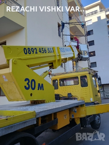 АВТОВИШКА ДО 30 М ВАРНА, КАСТРЕНЕ И ПРЕМАХВАНЕ НА ОПАСНИ ДЪРВЕТА, ПОЧИСТВАНЕ НА ПОЗЕМЛЕНИ ИМОТИ, снимка 2 - Автопарк - 52417795