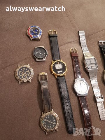 Лот мъжки маркови винтидж часовници, снимка 7 - Мъжки - 27393016