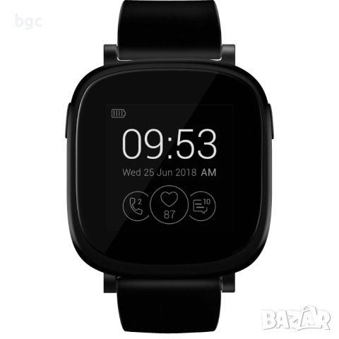 НОВ Смарт Часовник Smartwatch Allview Allwatch 5-то Поколение, Black, 12 месеца гаранция., снимка 1 - Смарт часовници - 43848696