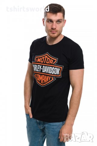 Нова мъжка тениска с трансферен печат MOTOR HARLEY DAVIDSON, мотори, снимка 11 - Тениски - 28295924