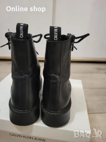 боти с връзки Calvin Klein, снимка 12 - Дамски боти - 43661140