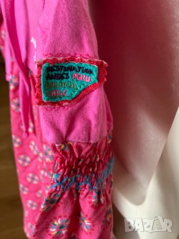 Детска Туника/Рокля за момиче с качулка за 4 години, снимка 3 - Детски Блузи и туники - 32464298