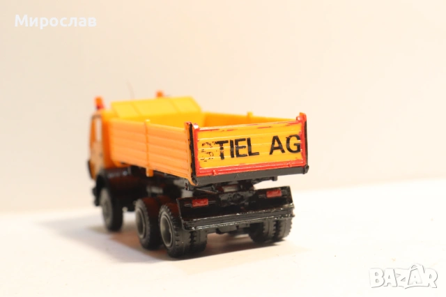 HERPA H0 1/87 MERCEDES САМОСВАЛ ГОНДОЛА МОДЕЛ КАМИОН, снимка 7 - Колекции - 53566361