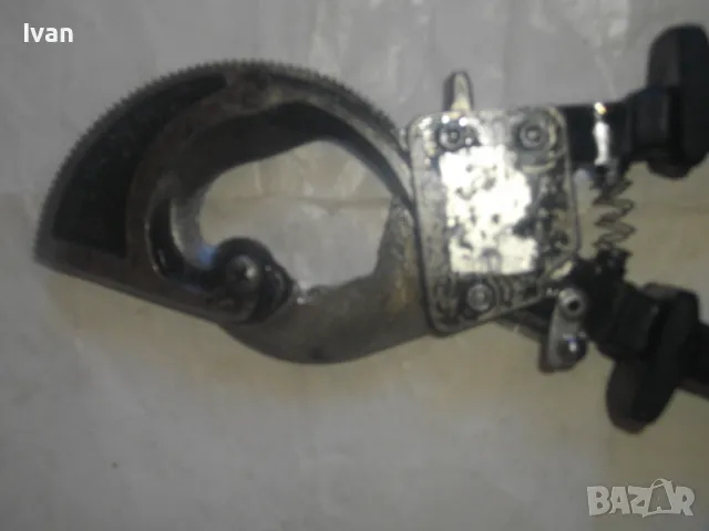 KLAUKE Ръчна КАБЕЛНА НОЖИЦА Немска за рязане на сноп кабел до 32 мм с тресчотка, снимка 15 - Други инструменти - 47603243