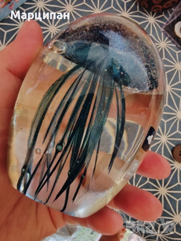 Флуоресцентна медуза Леонардо, снимка 3 - Декорация за дома - 51523507