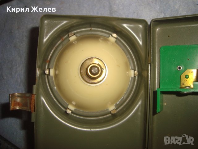 WUTEH - СТАРО СИГНАЛНО МЕТАЛНО РЯДКО РЕТРО БГ - ФЕНЕРЧЕ ВОЕННО 32187, снимка 12 - Антикварни и старинни предмети - 38276957