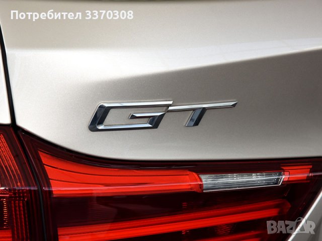 Емблема лого BMW GT grand tourismo за заден капак, снимка 3 - Аксесоари и консумативи - 40199511