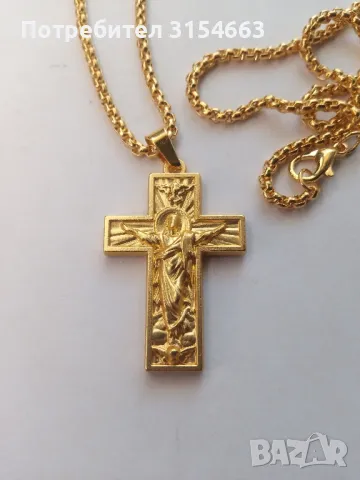 Кръст, снимка 3 - Колиета, медальони, синджири - 50264363
