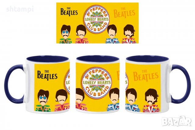 Чаша Beatles 19,Керамична Чаша, Кафе Чай, Игра,Изненада,Подарък,Повод,Празник,Рожден Ден, снимка 3 - Чаши - 38508827