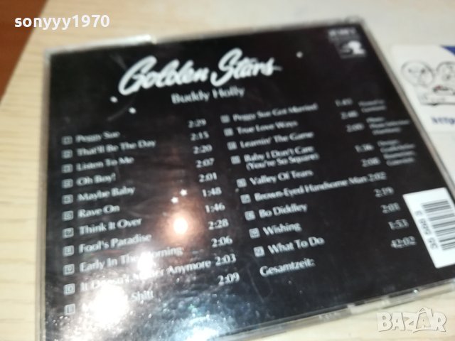 BUDDY HOLLY GOLDEN STARS CD-ВНОС GERMANY 2111231535, снимка 8 - CD дискове - 43089388