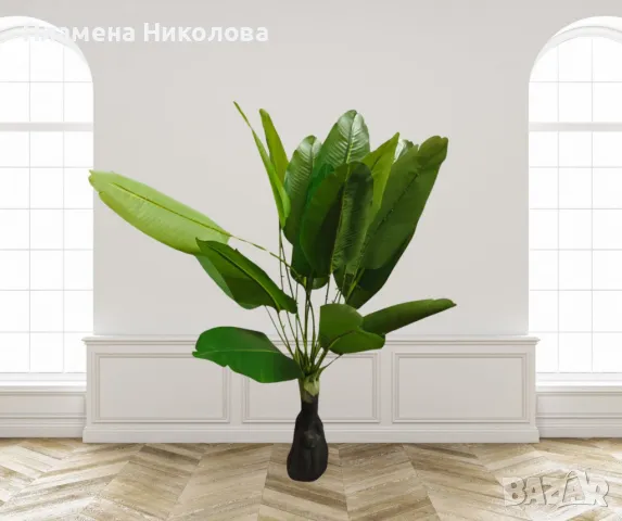 Изкуствено тропическо растение, 1 метър, снимка 1