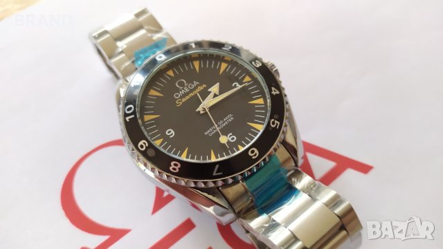 Мъжки часовник ОMEGA SEAMASTER /механичен/ клас АА стоманена верижка, снимка 3 - Мъжки - 26722590