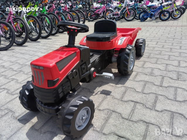 PILSAN Трактор с ремарке PLS-40 червен, снимка 12 - Детски велосипеди, триколки и коли - 53564692