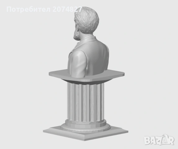 ХРИСТО БОТЕВ (бюст, статуетка), снимка 5 - Статуетки - 53453606