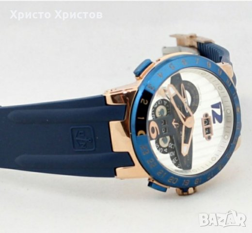 Мъжки луксозен часовник Ulysse Nardin El Toro GMT Perpetual, снимка 7 - Мъжки - 21624779