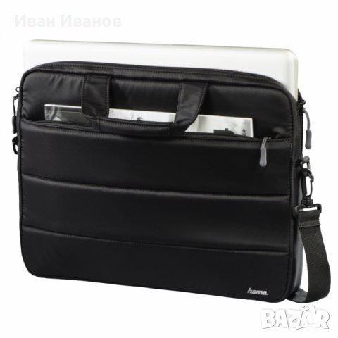 нова чанта за лаптоп HAMA (15.6"), ЧЕРЕН, снимка 2 - Лаптоп аксесоари - 33463436