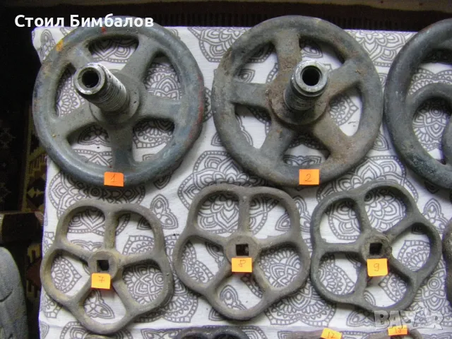 Дръжки, врътки за чугунени кранове, снимка 3 - Резервни части за машини - 50404141