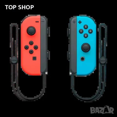 Nintendo Switch Joy-Con (комплект контролери) синьо/червено, снимка 5 - Аксесоари - 48804786