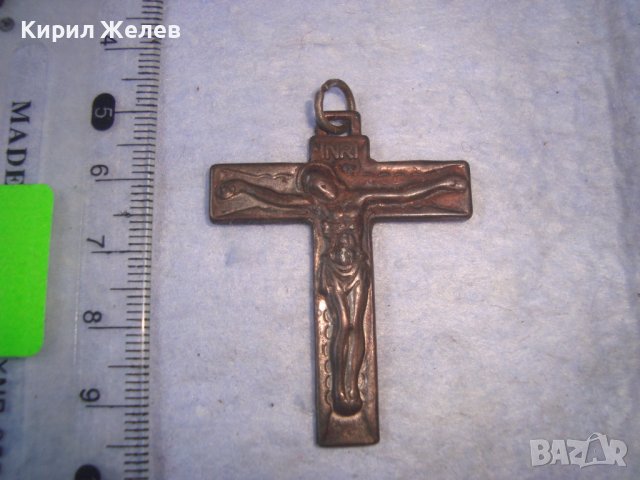 СТАРО МЕТАЛНО АРТ РАЗПЯТИЕ - КРЪСТЧЕ НАГРЪДНО 13198