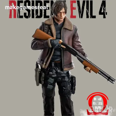Екшън фигура Resident Evil 4 - Leon S. Kennedy, снимка 5 - Аксесоари - 49103229