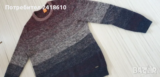 Hugo Boss Arduage Cotton Knit Мens Size XL ОРИГИНАЛ! Мъжки Памучен Пуловер!, снимка 9 - Пуловери - 48602654