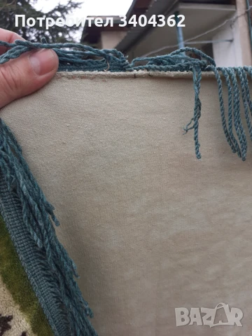 Стара плюшена плюшена покривка за маса с ресни, снимка 6 - Антикварни и старинни предмети - 50918217