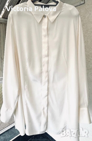 Копринена риза овърсайз ULLA POPKEN SELECTION , снимка 15 - Ризи - 52096268