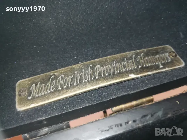 IRISH-КРАСИВА КУТИЯ С КОЖА И МЕД МЕСИНГОВ ОБКОВ LHD1E2409240755, снимка 13 - Антикварни и старинни предмети - 47336869