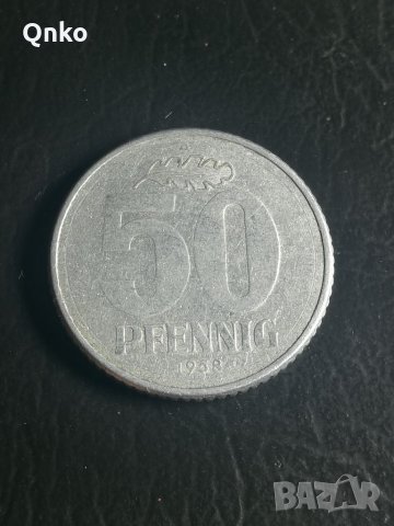 Германия, 50 пфенига 1958 А, ГДР, Германска Демократична Република, Germany, GDR, DDR, Deutschland 