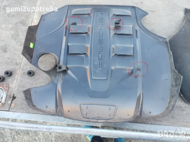 Декоративен Капак за Двигател Porsche Cayenne 3.0D 92A/EG22/2012, снимка 4 - Части - 47694403