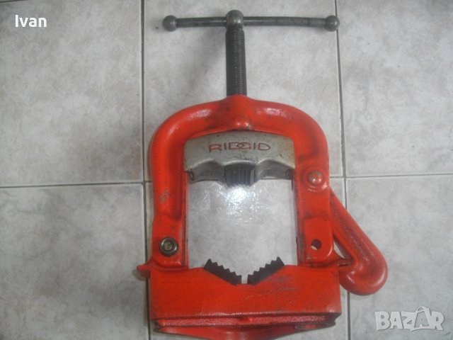 RIDGID №25-Голямо Тръбно Менгеме-1/8-4 инча-Оригинално САЩ-13 кг-135 мм Захват-РИДГИД, снимка 3 - Менгемета - 37345014