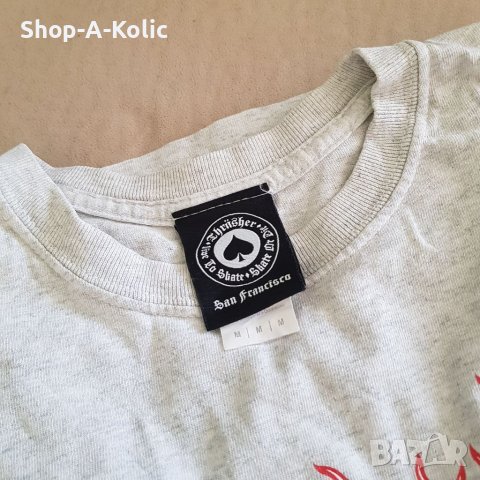 Original THRASHER MAGAZINE Flame Logo Hoodie & THRASHER MAGAZINE San Francisco Skateboard Tee , снимка 4 - Суичъри - 38413888