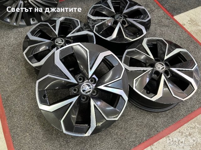 Джанти 16 Цола 5х100 Skoda Шкода Scala Kamiq VW Polo C Trek Tiago Оригинални , снимка 2 - Гуми и джанти - 40829785