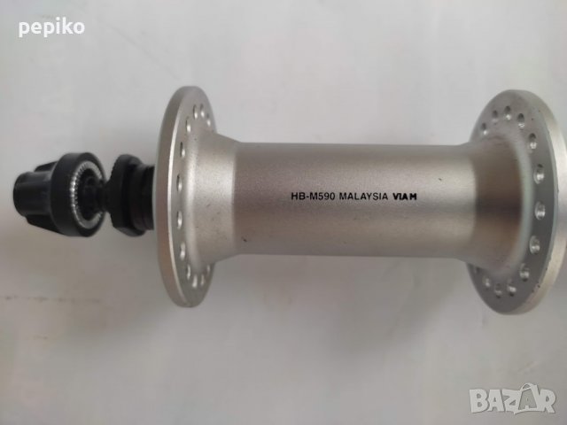 Продавам колела внос от Германия предна главина SHIMANO DEORE HB-M590 , снимка 3 - Части за велосипеди - 38141166