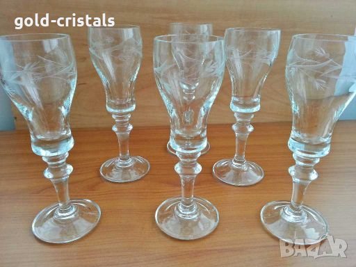  кристални чаши, снимка 6 - Чаши - 28433687