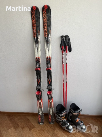 Rossignol ски, ски обувки, щеки