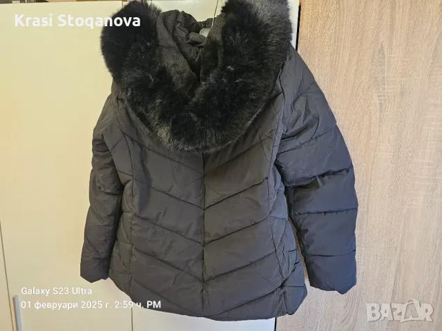 ❄️ЗИМНО❄️❄️Дамско МОДНО Яке със  Качулка ❄️ВАТИРАНО❄️, снимка 6 - Якета - 45021626