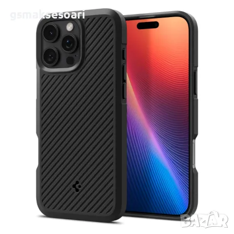 Apple iPhone 16 Pro Max - Удароустойчив Кейс Spigen Core Armor, снимка 1