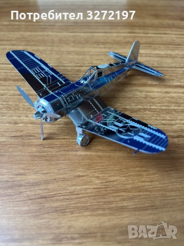Метален пъзел Самолет F-4U Corsair - Направи си сам, снимка 8 - Пъзели - 40798881