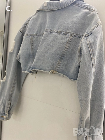 Дамско дънково яке, снимка 5 - Якета - 52893643