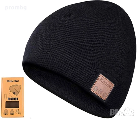 универсална музикална шапка с Bluetooth, плетена, Hands Free, фенер, 2 модела, снимка 8 - Шапки - 39339192