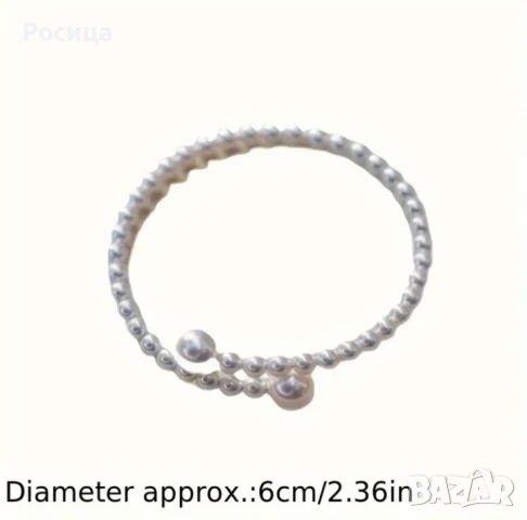 Дамска перлена гривна , снимка 5 - Гривни - 50819659