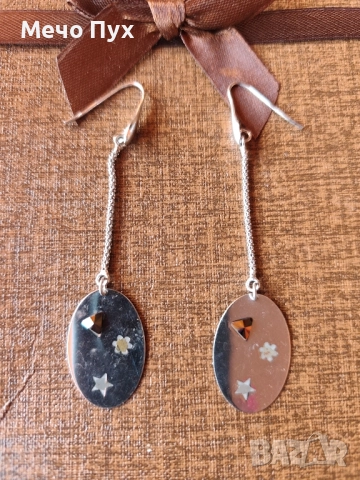 Сребърни висящи обеци (169)