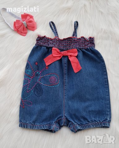 Дънков гащеризон 3-6 месеца, снимка 4 - Бебешки гащеризони - 33611373