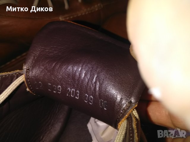 Обувки женски боти Bata естествена кожа подметка вибрам №39 стелка 25см, снимка 6 - Дамски боти - 43050242