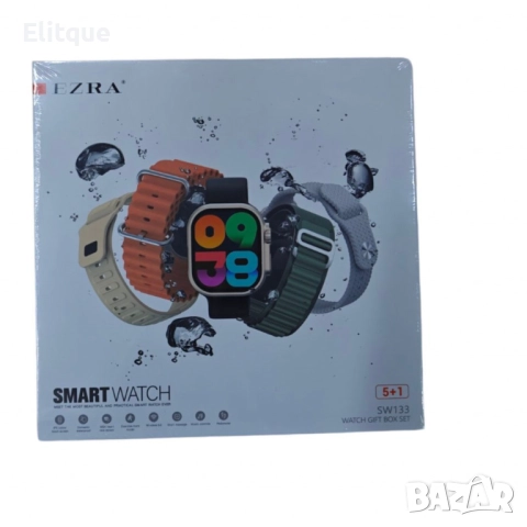 Стилен смарт часовник, Smart Watch Ezra, 5+1 SW133, снимка 5 - Други стоки за дома - 52591064