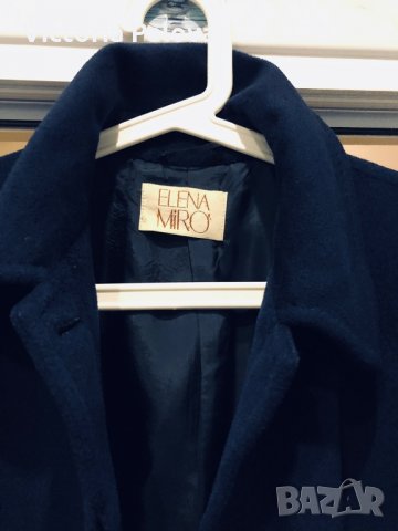 🇮🇹 Модерно дизайнерско палто ELENA MIRO Италия, снимка 3 - Палта, манта - 27666675