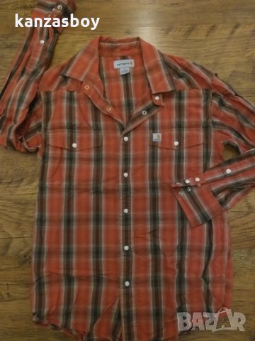 carhartt - страхотна мъжка риза КАТО НОВА , снимка 3 - Ризи - 35246653