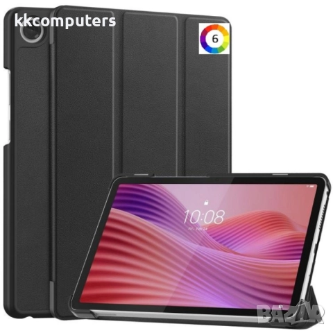 Калъф за таблет Lenovo Tab One TB-305FU / Tab K9, 3-но сгъваем дизайн и Протектор, кожен - 6 цвята, снимка 6 - Калъфи, кейсове - 51995172