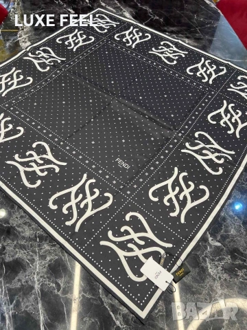 Дамски Шалове - Коприна ⚜️ FENDI 